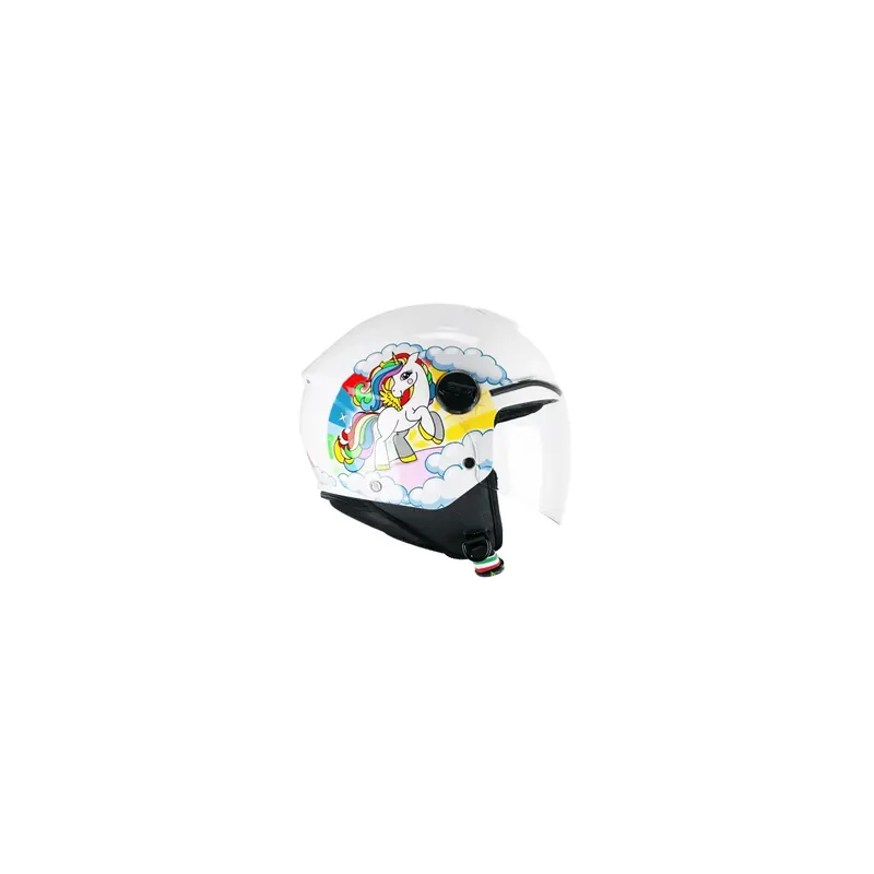 Casco Infantil Jet CGM 261D Dreams Blanco, Fucsia