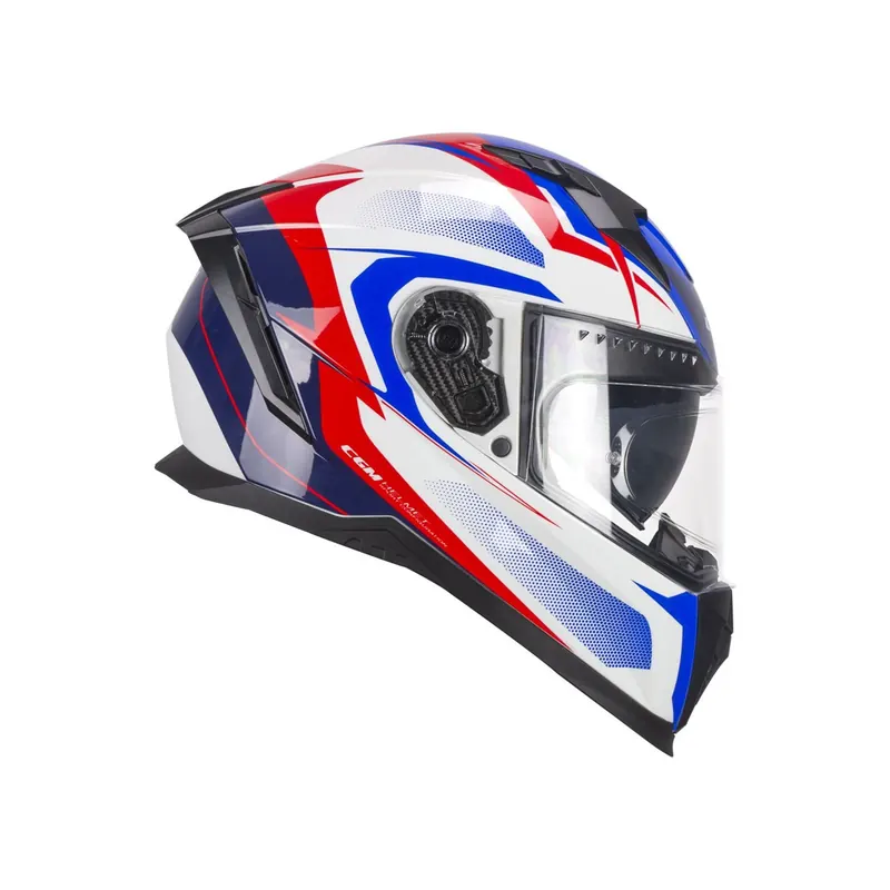 Casco Integral CGM 311G Blast Sport Blanco, Azul, Rojo
