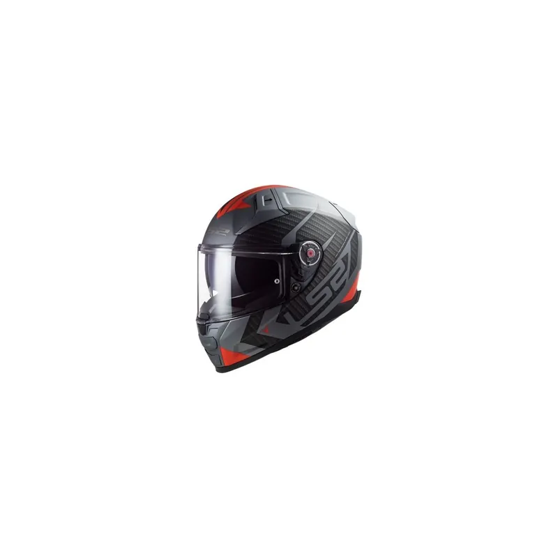 Casco Integral LS2 FF811 Vector II Splitter Titanio, Rojo