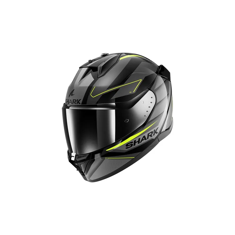 Casco Integral Shark D-Skwal 3 Sizler Negro, Amarillo