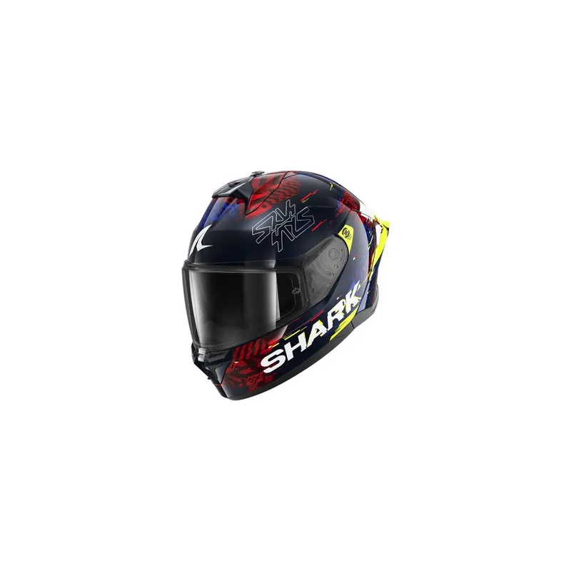 Casco Integral Shark Skwal Cup Speed-Vib Azul, Rojo, Blanco