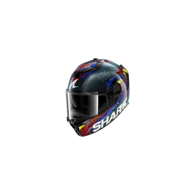 Casco Integral Shark Spartan GT Pro Carbon Speed-Vib Azul, Rojo