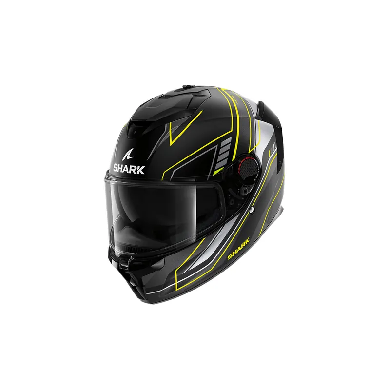 Casco Integral Shark Spartan GT Pro Toryan Negro Mate-Amarillo