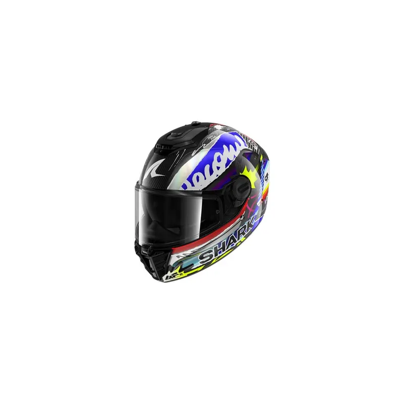 Casco Integral Shark Spartan RS Carbon Streetrush Azul, Negro, Blanco