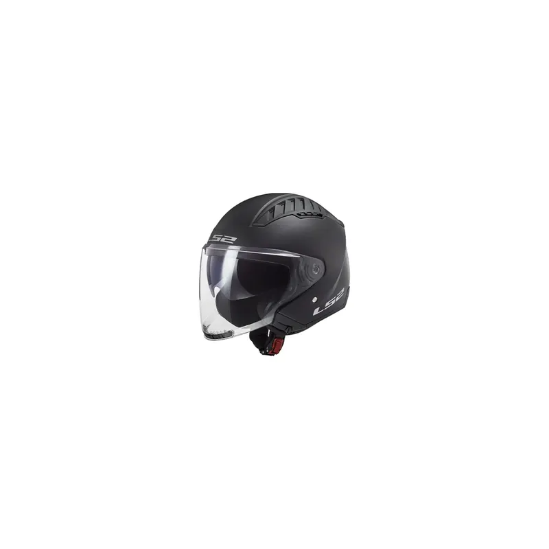 Casco Jet LS2 OF600 Copter Negro Mate