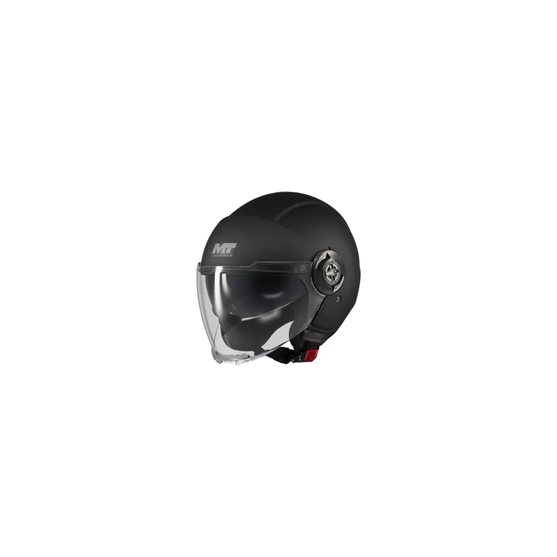 Casco Jet MT Viale SV S Negro Mate