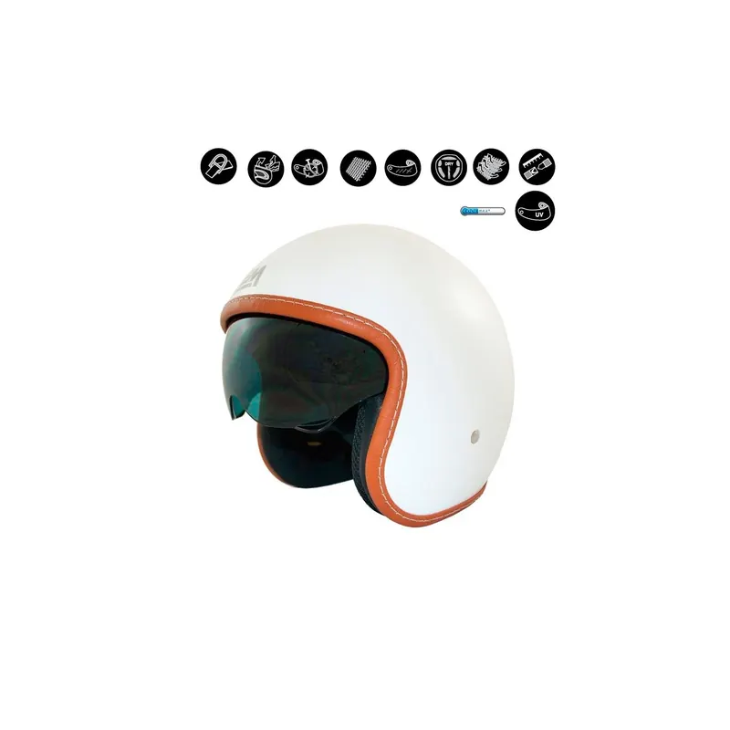 Casco LEM Sport Solid Blanco XS