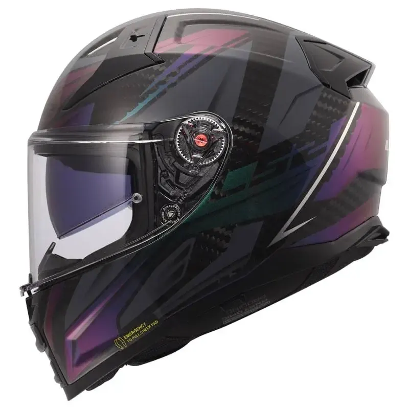 Casco LS2 FF811 Vector II Carbon Savage Chamaleon