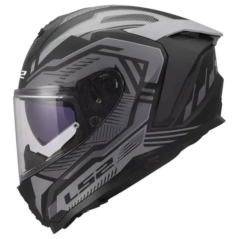 Casco LS2 FF817 Challenger II Dravix Matt Grey