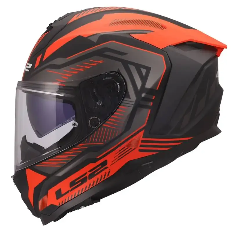 Casco LS2 FF817 Challenger II Dravix Matt Red