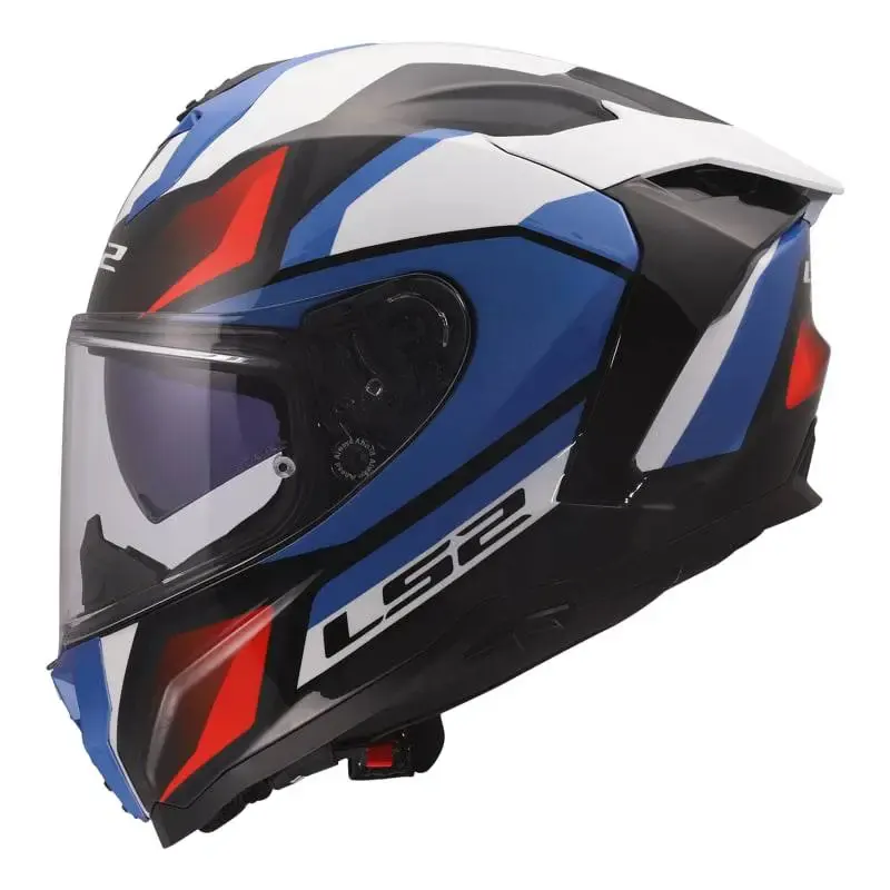 Casco LS2 FF817 Challenger II Viper White Blue Red
