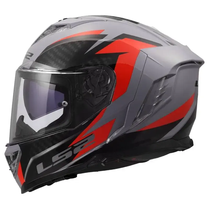 Casco LS2 FF818 Storm III Dynamo Grey Red