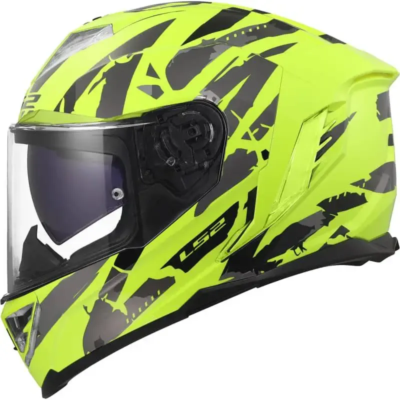 Casco LS2 FF818 Storm III Kaos H-V Yellow