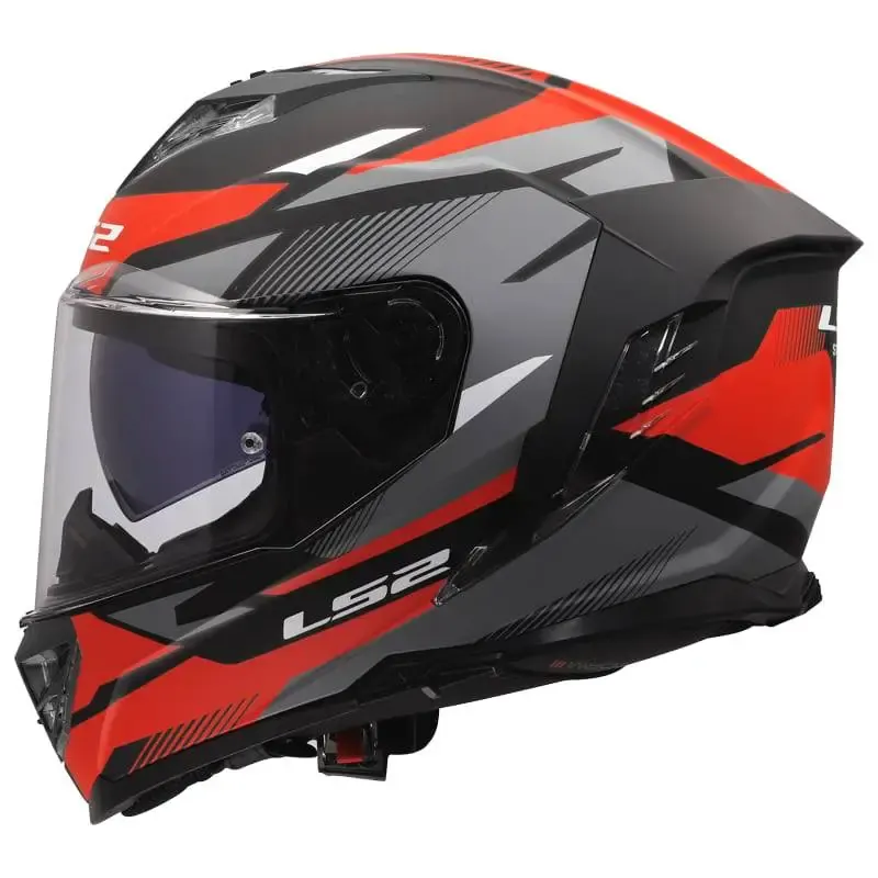 Casco LS2 FF818 Storm III Komai Black Red