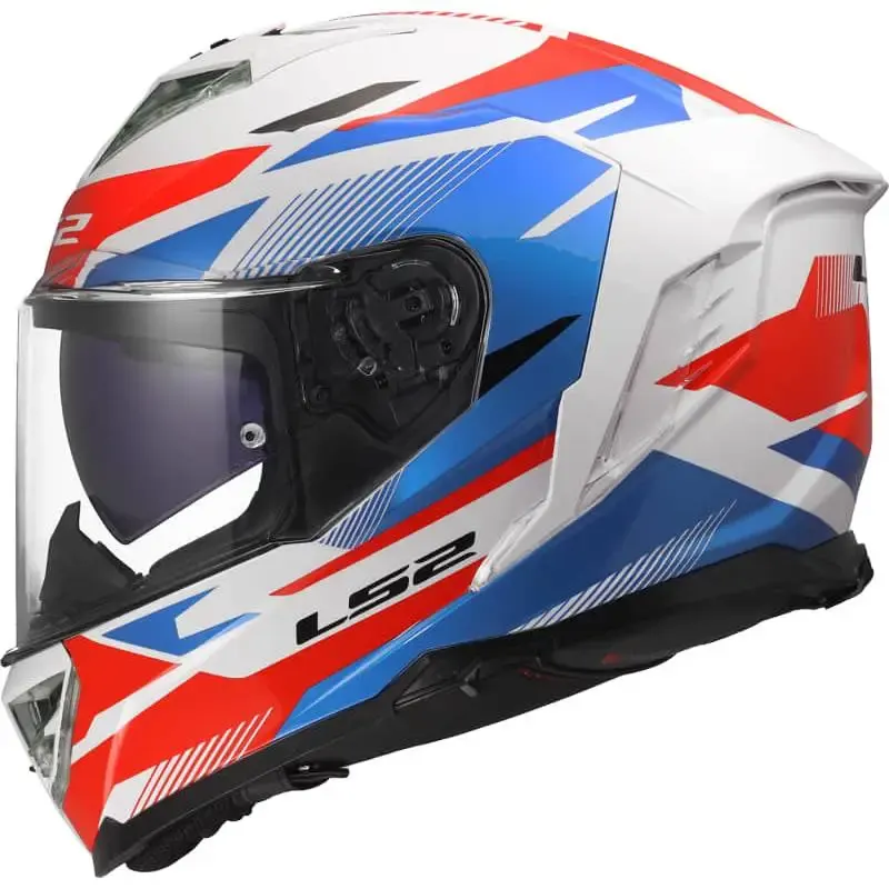 Casco LS2 FF818 Storm III Komai White Blue Red