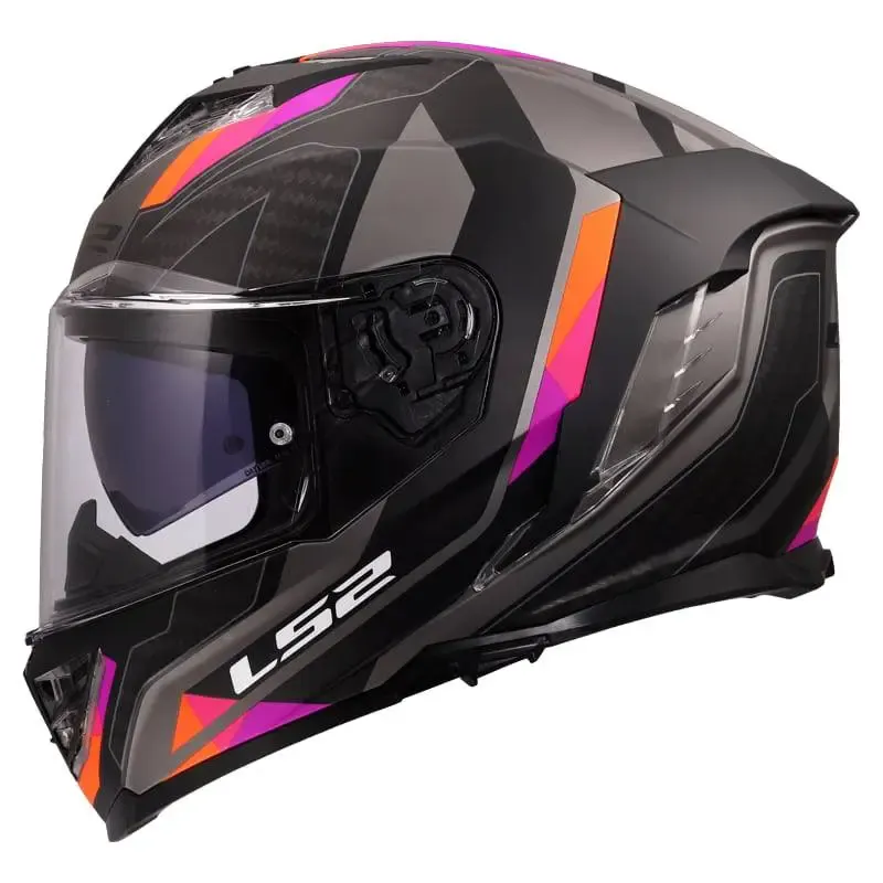 Casco LS2 FF818 Storm III Sporty Grey Purple