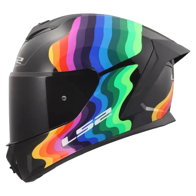 Casco LS2 FF820 Rapid III Flow Black Multi