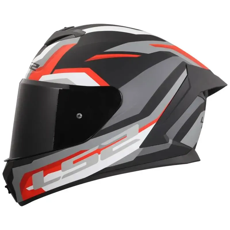 Casco LS2 FF820 Rapid III Hyper Black Red