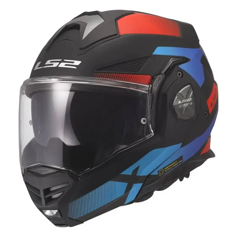 Casco LS2 FF901 Advant X Nova Matt Black Red Blue