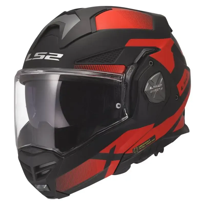 Casco LS2 FF901 Advant X Nova Matt Black Red