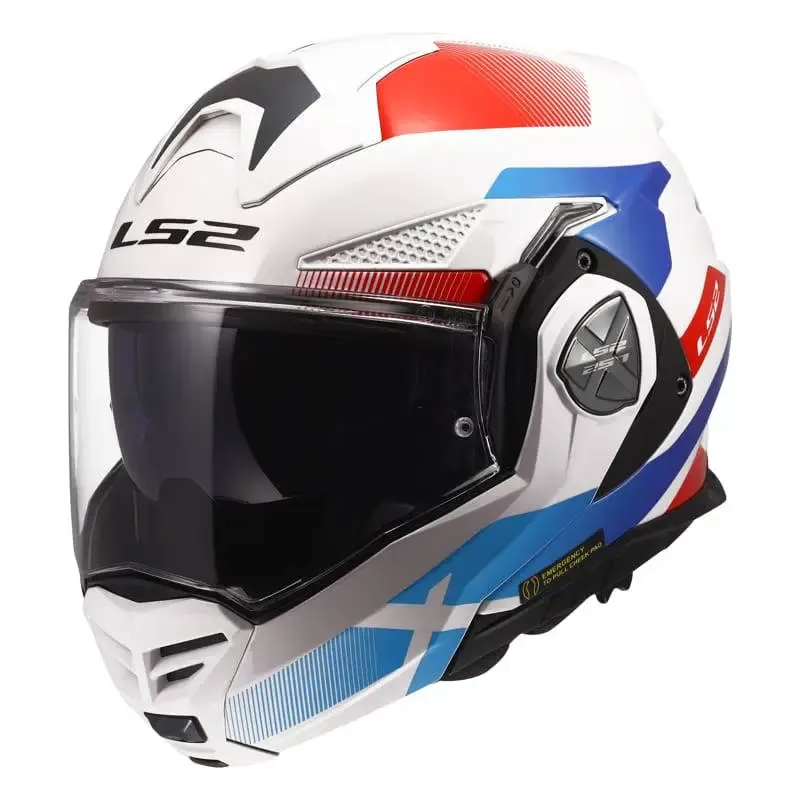 Casco LS2 FF901 Advant X Nova Matt White Blue Red