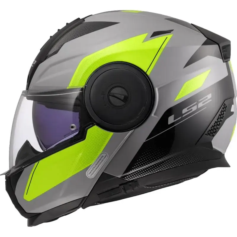Casco LS2 FF902 Scope II Duria Grey H-Vis Yellow