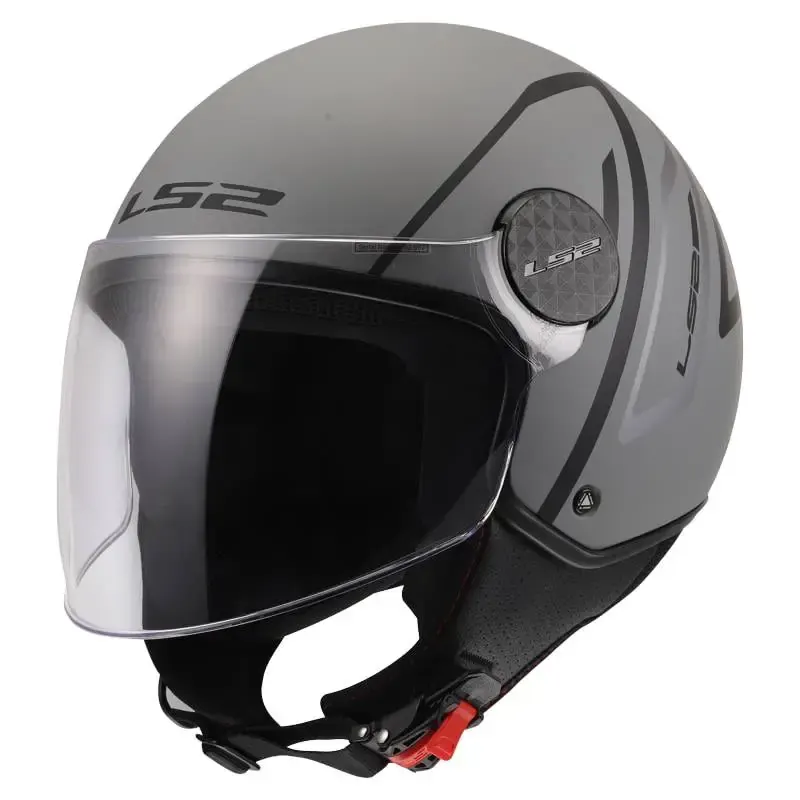 Casco LS2 OF558 Sphere Lux II Minim Black Grey
