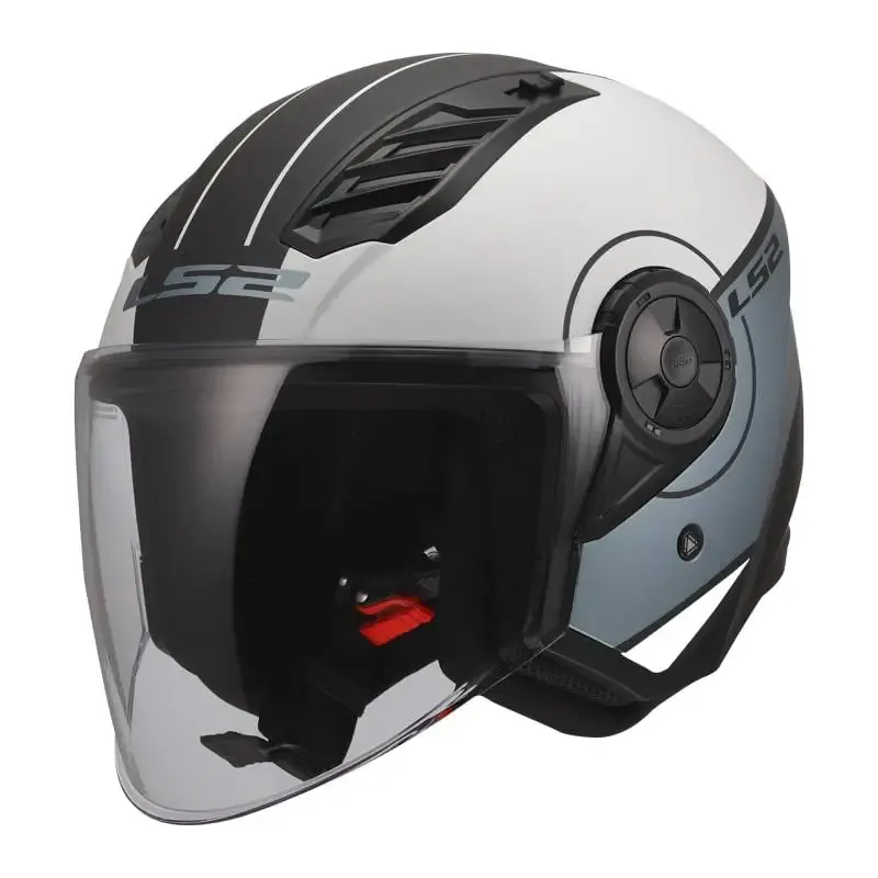 Casco LS2 OF616 Airflow II Cover Matt Grey Blue