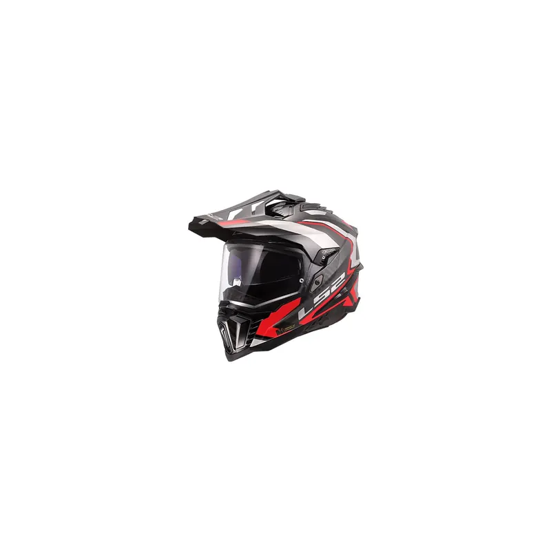 Casco Maxitrail LS2 MX701 Explorer C Frontier II Rojo