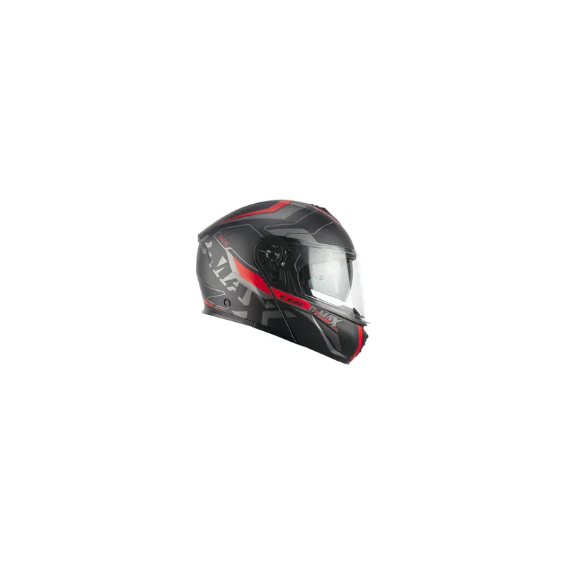 Casco Modular CGM 569 C-MAX Negro Mate, Rojo