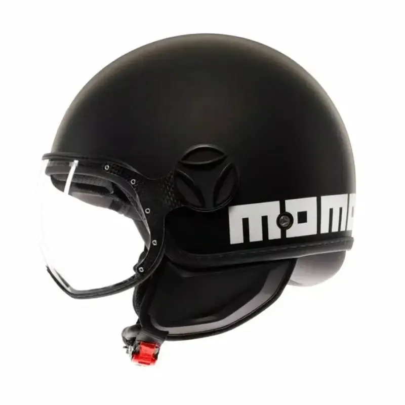 Casco MOMO FGTR CLASSIC MONO MATT BLACK/WHITE