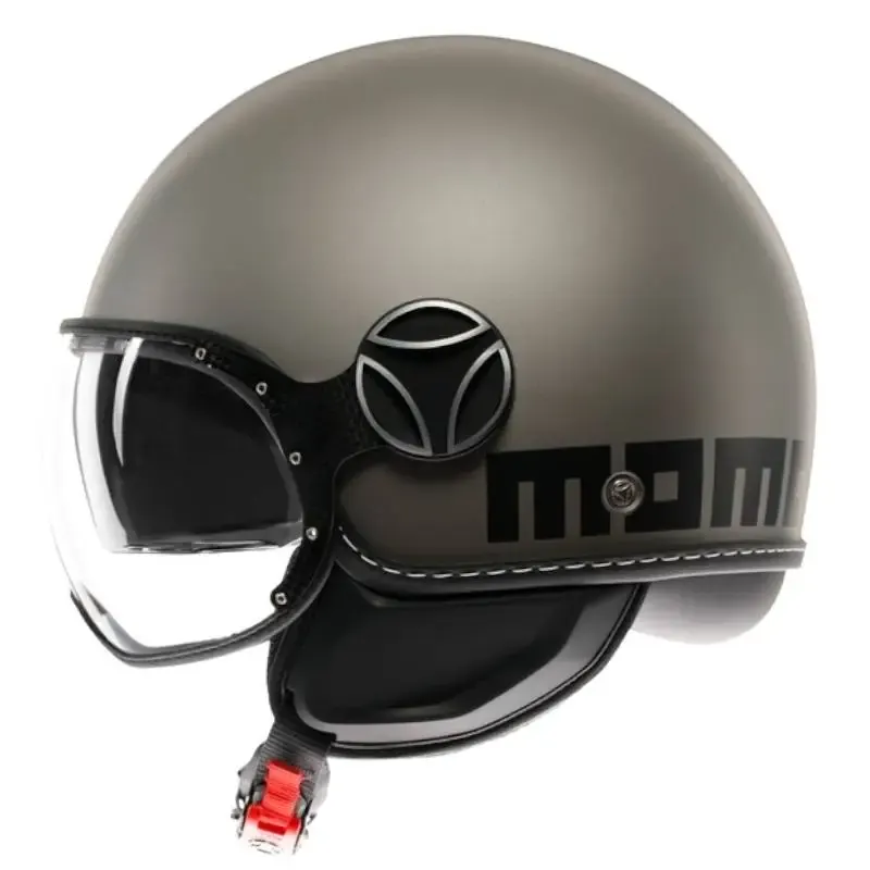 Casco MOMO FGTR EVO TITANIUM/BLACK