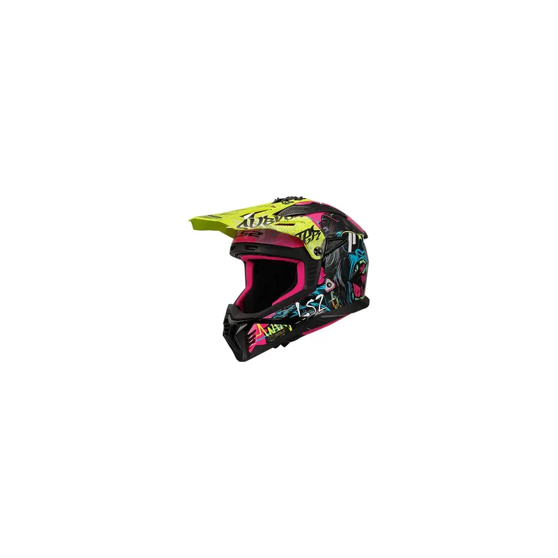 Casco Motocross LS2 MX708 Gorilla Amarillo