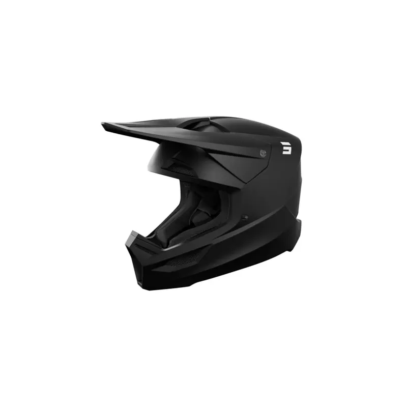 Casco Motocross Shot Furious Negro Mate