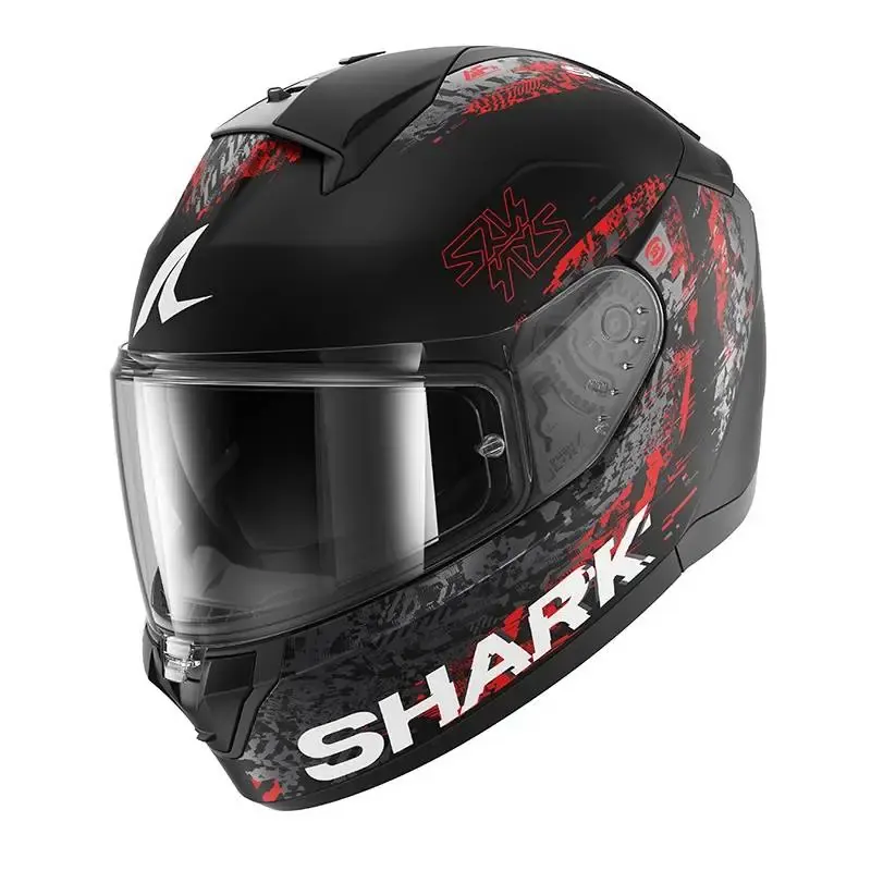 Casco Shark Ridill 2 Speed-Vib Black Anthracite Red
