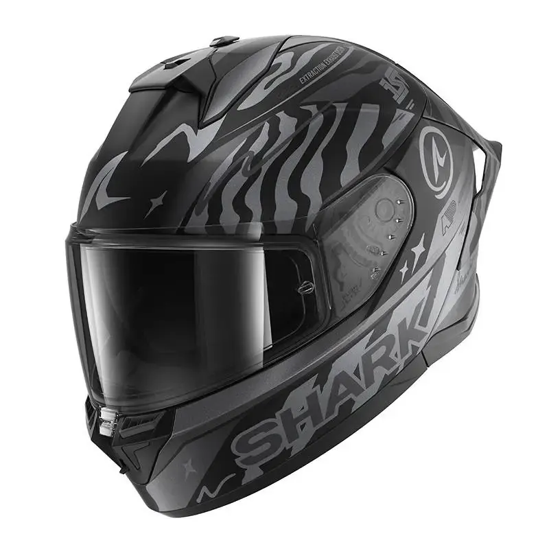 Casco Shark Skwal Cup Speed-Fancy Black Anthracite Silver