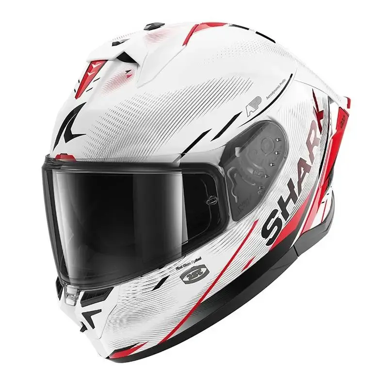 Casco Shark Skwal Cup Speed-Tech White Red Black