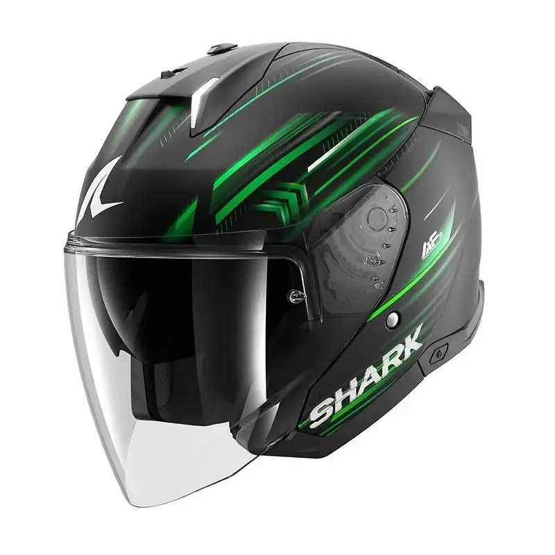 Casco Shark Skwal i3 Jet Light-Blur Green White