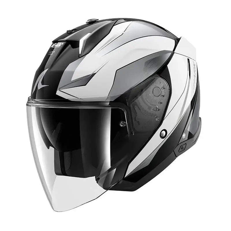 Casco Shark Skwal i3 Jet Mekarium Black White