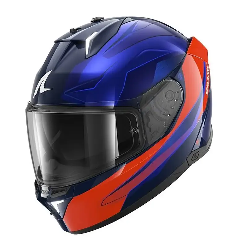 Casco Shark Skwal i3 Mekarium Orange Blue