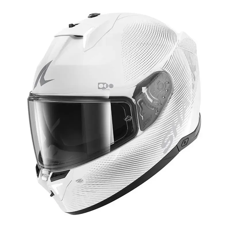 Casco Shark Skwal i3 SP Lyne White Silver