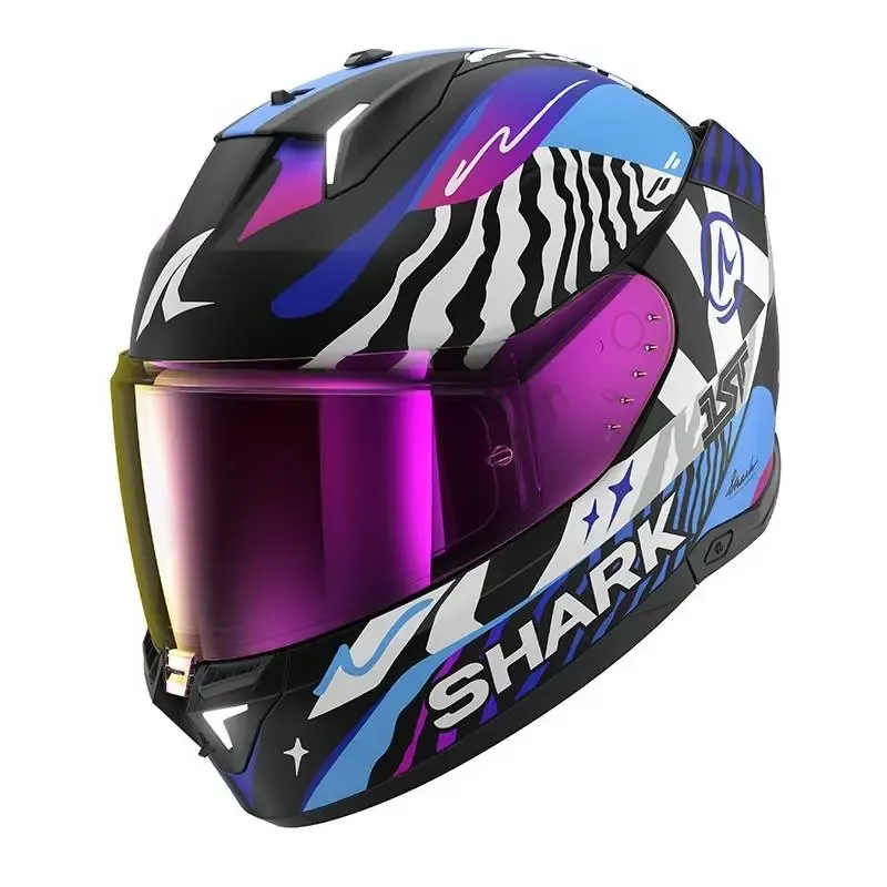 Casco Shark Skwal i3 Speed-Fancy Black White Blue