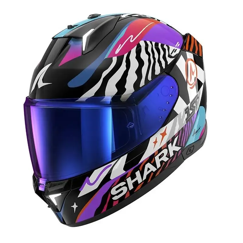 Casco Shark Skwal i3 Speed-Fancy Black White Orange