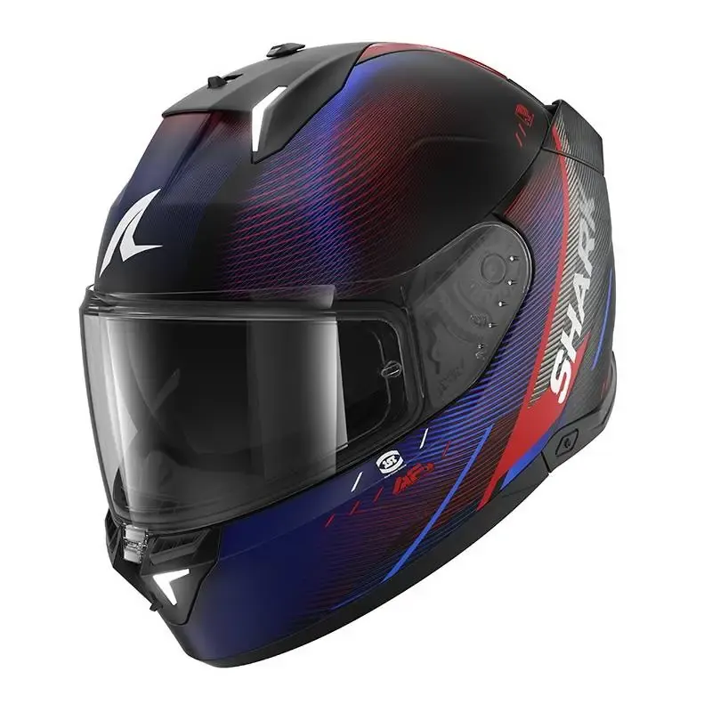 Casco Shark Skwal i3 Speed-Tech Mat Black Red Blue