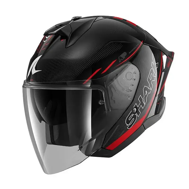 Casco Shark Skwal Jet Cup Speed-Tech Black Red Anthracite