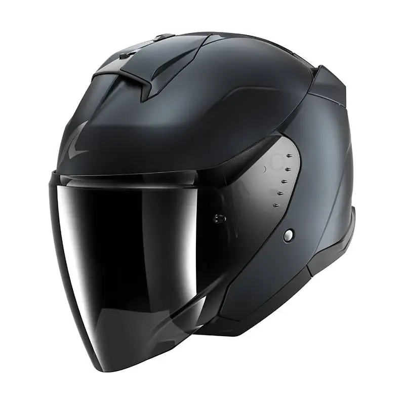 Casco Shark Skwal Jet Dark Shadow Bleu Steel Mat