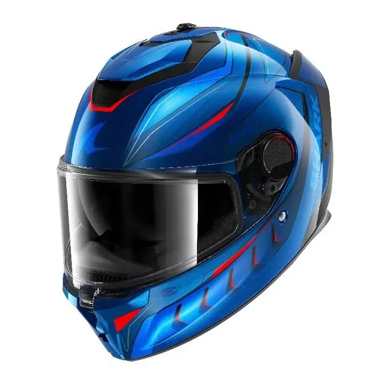 Casco Shark Spartan GT Pro Carbon Mekarium Blue Orange