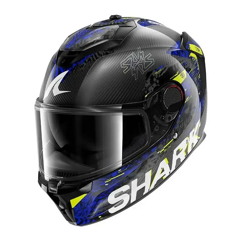 Casco Shark Spartan GT Pro Carbon Speed-Vib Anthracite Blue