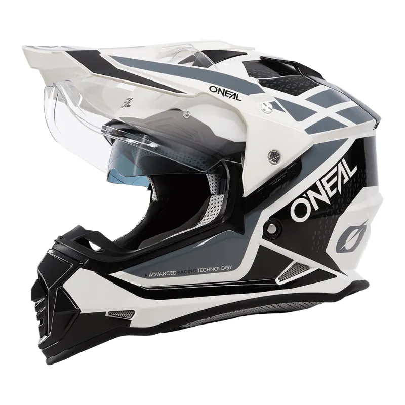 Casco Sierra R banco/negro/gris - O'neal