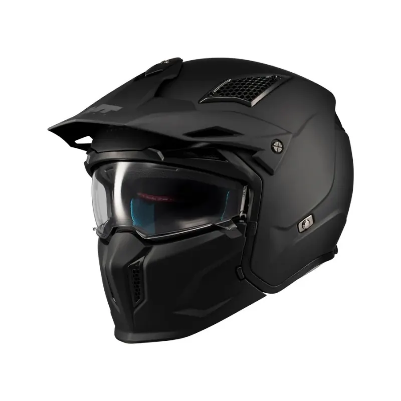 Casco Streetfighter SV Pure A1 Negro Mate MT Helmets